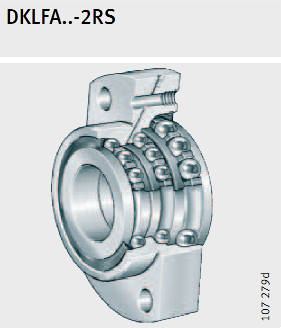 INA推力角接触球轴承  DKLFA系列