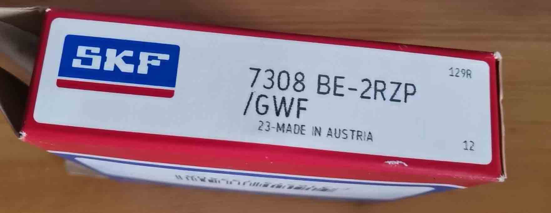 SKF 7308BE-2RZP/GWF