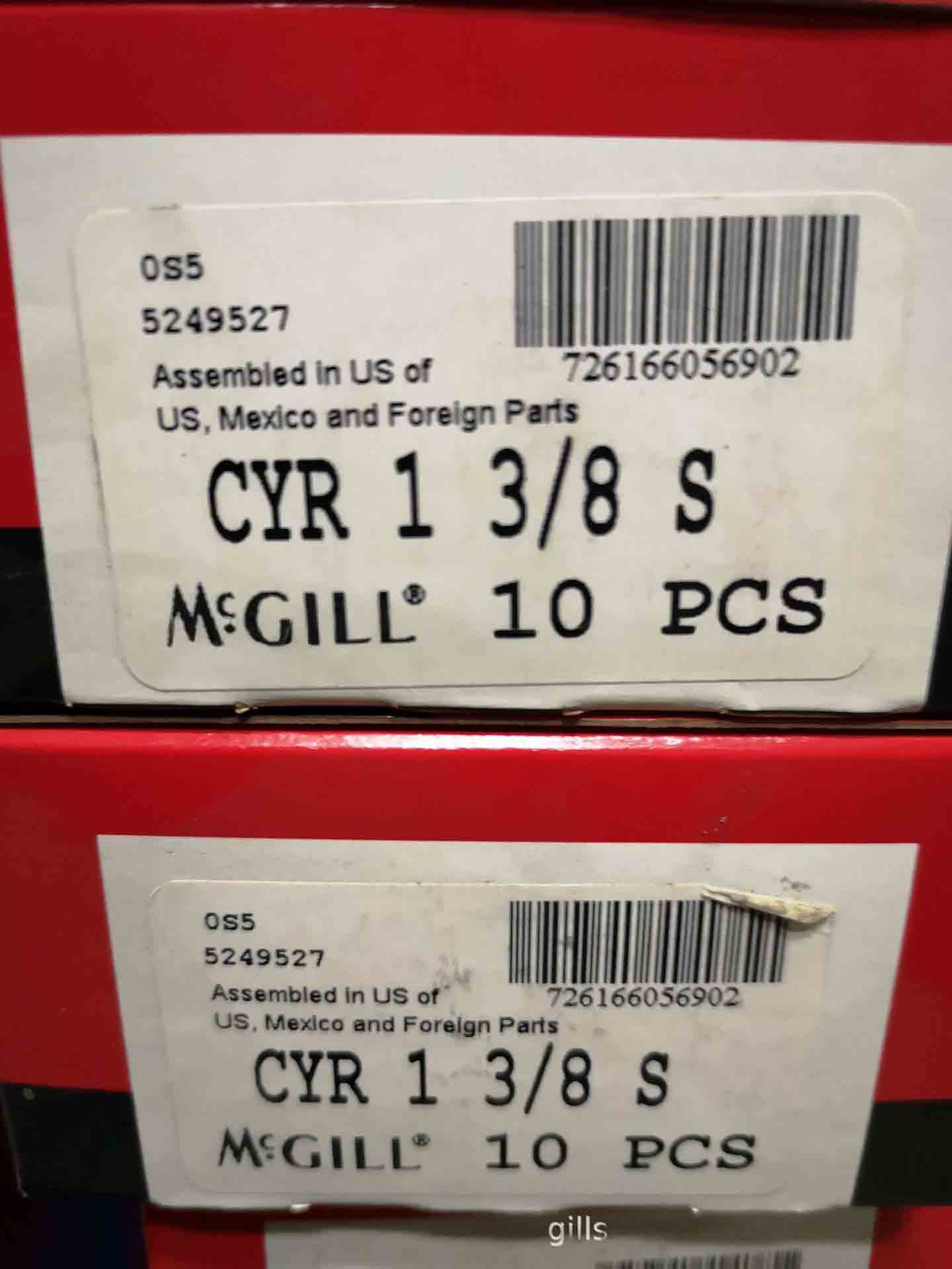 MCGILL  CYR1 3/8 S