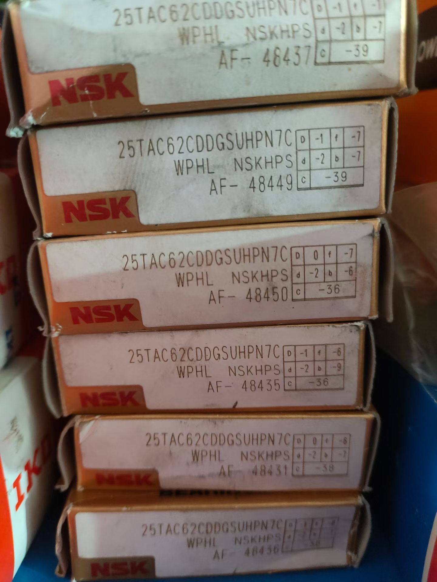 NSK  25TAC62CDDGSUHPN7C